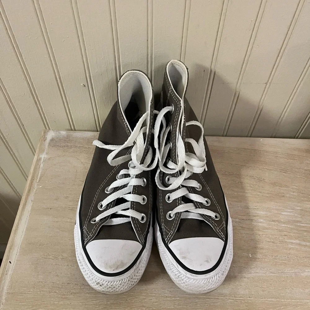 High-Top Gray Converse
